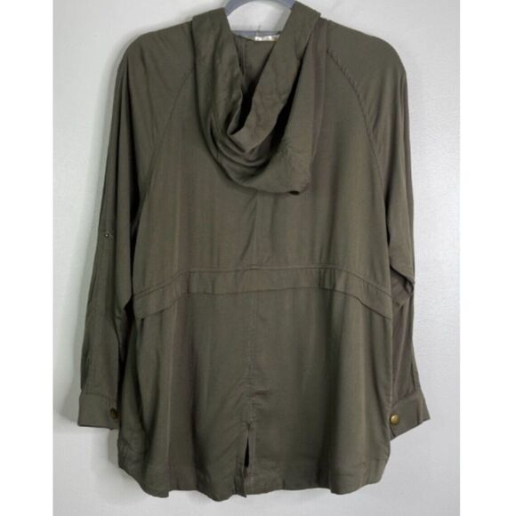 New Andree by Unit Anorak Hoodie Military Utility Jacket Women's Size Small - Picture 8 of 9